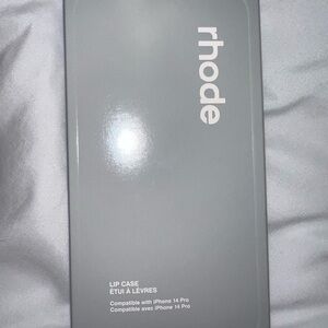 gray rhode lip case for iphone 14 pro